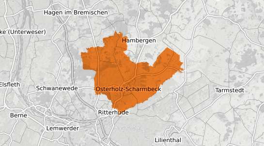 Mietspiegelkarte Osterholz Scharmbeck